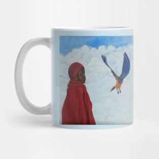 Niña con ave Mug